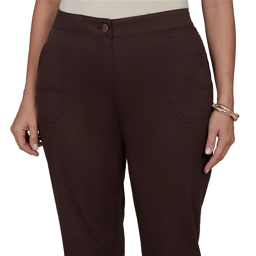 Plus Size Ruby Rd. Romance On The Ranch Washed Twill Pants