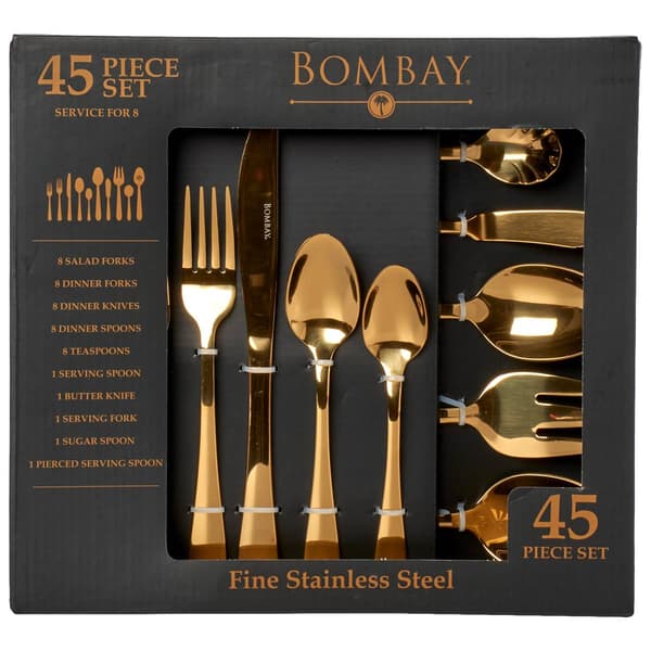 Bombay Marigold 45pc. Flatware Set - image 