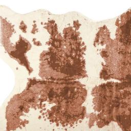 9th & Pike® Brown & Ivory Faux Cowhide Area Rug
