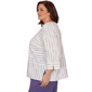 Plus Size Alfred Dunner Grand Bazaar Rainbow Stripe Blouse - image 4