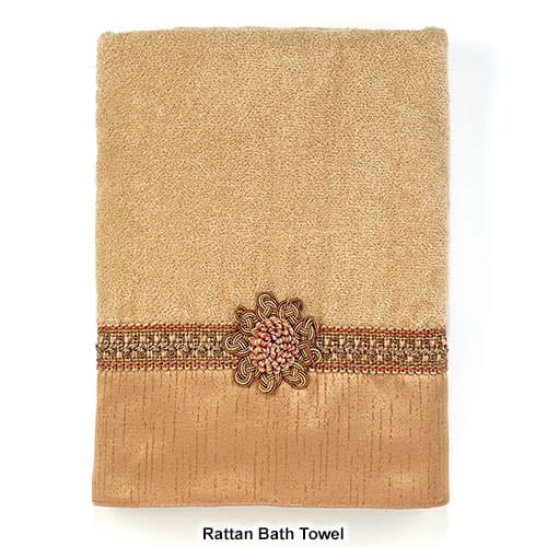 Avanti Braided Cuff Bath Towel Collection