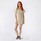 Juniors No Comment Puff Sleeve Skater Dress - Watercolor Rose - image 1