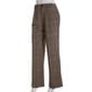 Juniors Leighton Bi-Stretch Wide Leg Plaid Pleated Trousers - image 1