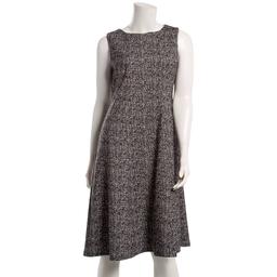 Petite Kasper Sleeveless Speckled Fit And Flare Dress