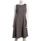 Petite Kasper Sleeveless Speckled Fit And Flare Dress - image 1
