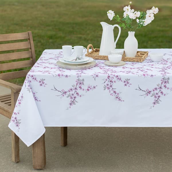Annette Textured Print Tablecloth - image 