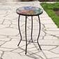 Northlight Seasonal 19in. Floral and Butterfly Patio Side Table - image 2