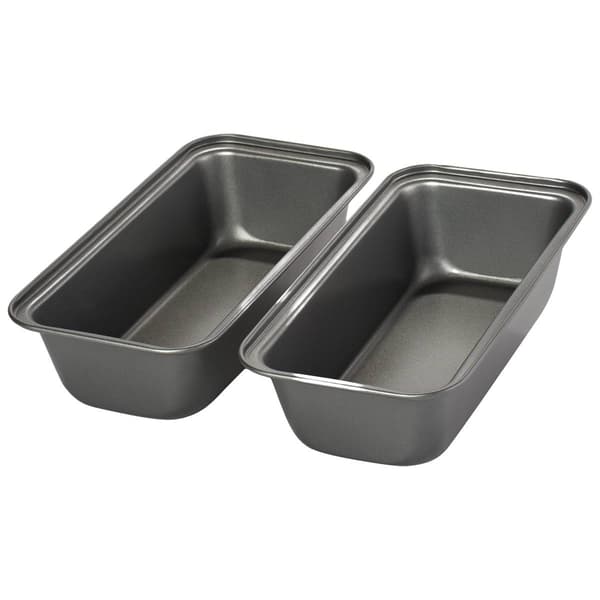 Chef Select Nonstick Set of 2 9 Loaf Pans - image 