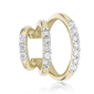 Brilliant Grown Gold-Plated 1/6ctw. Lab-Grown Diamond Ear Cuff - image 2