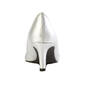 Womens Easy Street Nobel Heels - Silver Satin - image 3