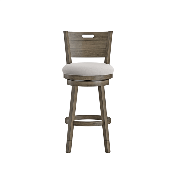 HH2 Home Rhys Adjustable Height Swivel Stool with Ladder Back