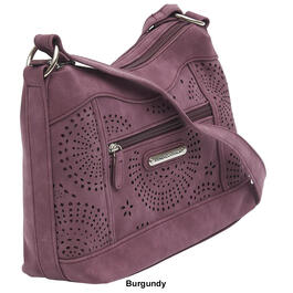 Stone Mountain Washed Irene Bonded Leather Hobo Bag - JCPenney in 2023