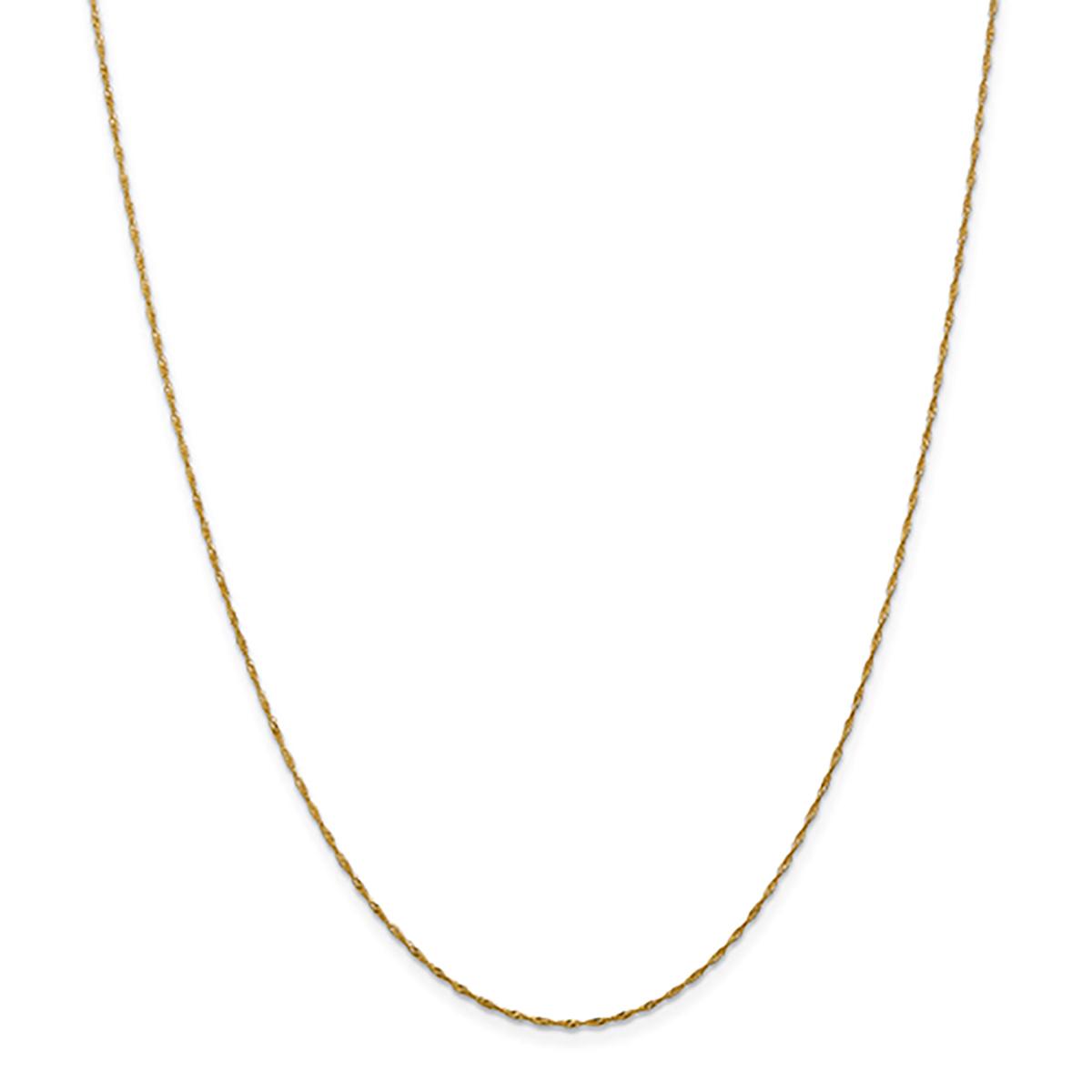 Gold Classics™ 14kt. Yellow Gold Singapore Chain Necklace