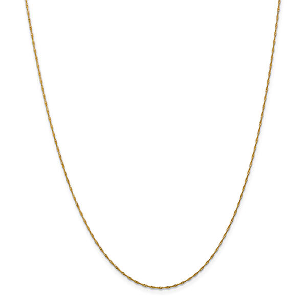Gold Classics&#40;tm&#41; 14kt. Yellow Gold Singapore Chain Necklace - image 