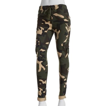 Juniors Gogo Jeans Camo High Rise Hyperstretch Cargo Skinny Jeans ...