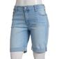 Juniors Celebrity Pink Mid Rise Roll Cuff Bermuda Shorts - image 2