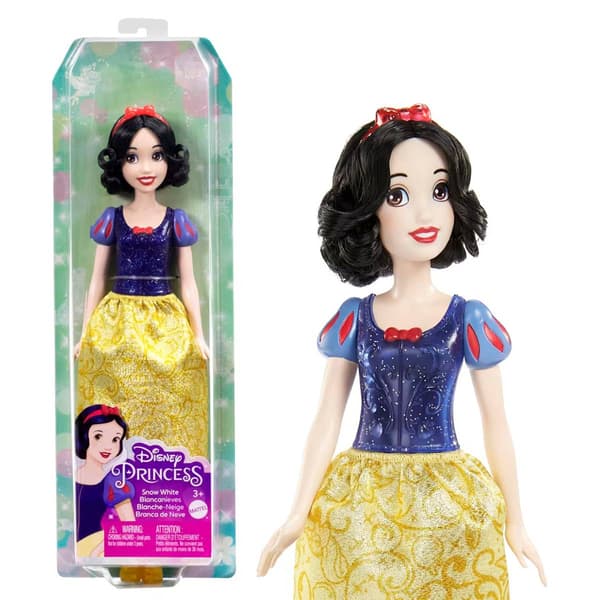Disney Princess Snow White Doll With Sparkling Fashion & Accessor - image 
