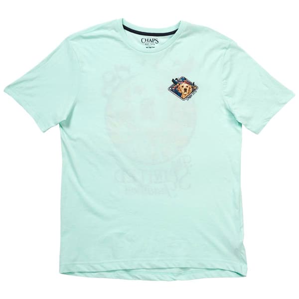 Mens Chaps Dog & Geese Graphic Tee - image 