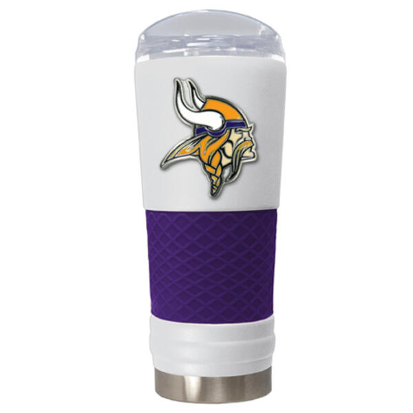 NFL Minnesota Vikings DRAFT Powder Coated Stainless Steel Tumbler - image 