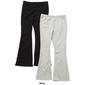 Girls (7-12) BTween® 2pk. Solid/Marled Flare Cozy Leggings - image 2