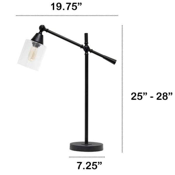 Lalia Home Studio Matte Finish Loft Vertical Adjustable Desk Lamp
