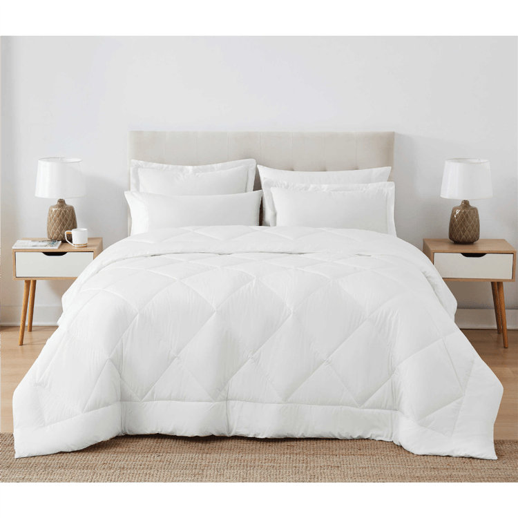 Cannon Solid Oversized Percale 3pc. Comforter Set