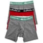 Young Mens Quiksilver 3pk. Fly Front Boxer Briefs -Red/Grey/Black - image 2
