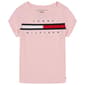 Girls &#40;7-16&#41; Tommy Hilfiger Pieced Flag Tee - Rose Shadow - image 1