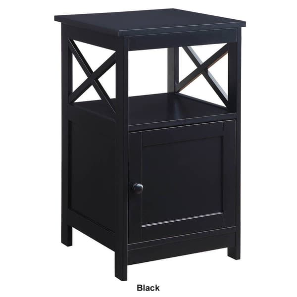 Convenience Concepts Oxford End Table w/ Storage Cabinet
