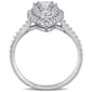 Diamond Classics™ 10kt. White Gold 1ctw. Diamond Pear Ring - image 3