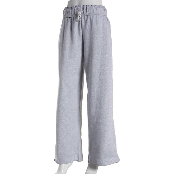 Juniors Urban Rebel Fold Over Wide Leg Sweatpants