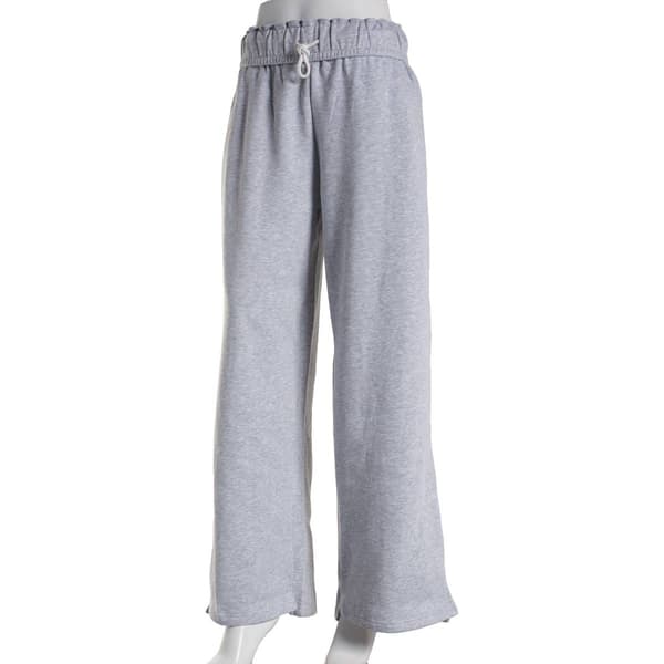 Juniors Urban Rebel Fold Over Wide Leg Sweatpants - image 