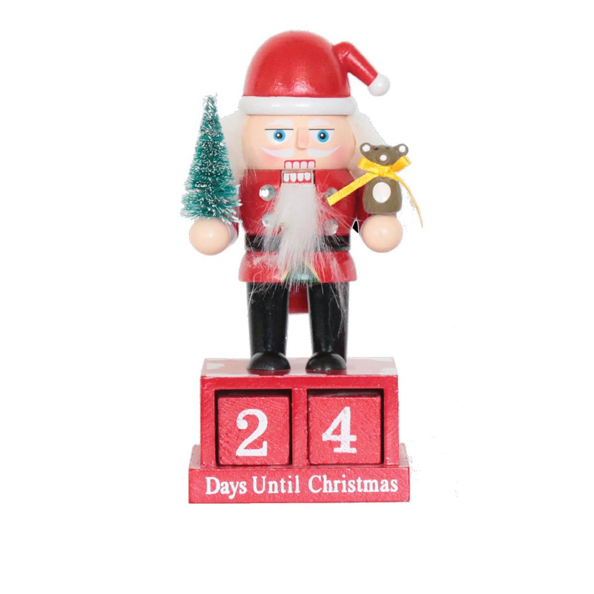 Santa’s Workshop 6in. Santa Countdown Nutcracker