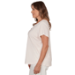 Plus Size Emaline Key Items Short Sleeve V Neck Stripe Tee - image 3