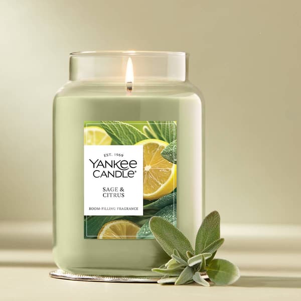 Yankee Candle&#40;R&#41; 22oz. Sage & Citrus Jar Candle - image 