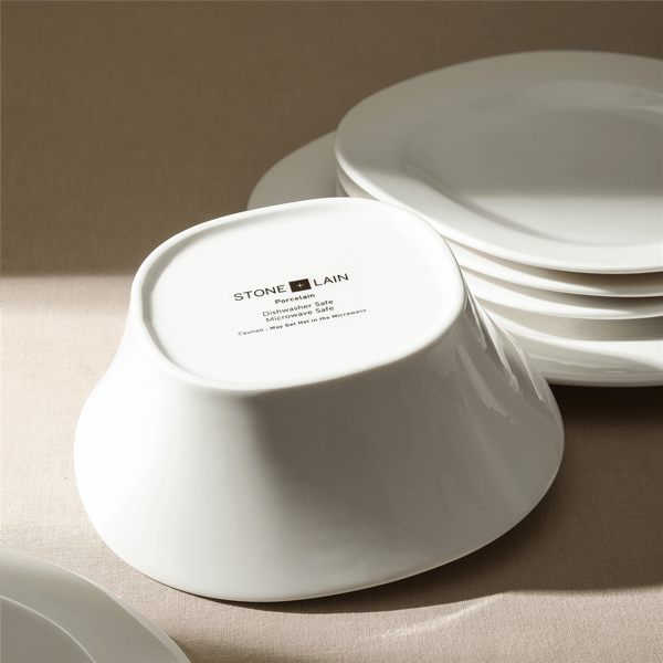 Stone Lain Quadro 4pc. Bowl Porcelain Set