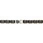 Mens Lynx Stainless Steel Gold &amp; Black Ion-Plated Bracelet - image 2