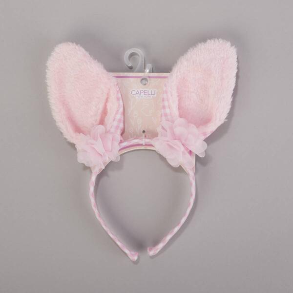 Girls Capelli&#40;R&#41; New York Gingham Bunny Ear Headband - image 