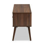 Baxton Studio Alard 2 Door Walnut TV Stand - image 4