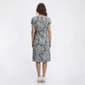 Womens Sami & Jo Short Sleeve Paisley Sarong Sheath Dress - image 2