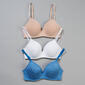 Womens Rene Rofe 3pk. Weekender Light Padded Bras B26009H3-HBWN - image 1