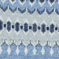 Petites Skye’s the Limit Icy Blue Sparkle Long Sleeve Cowl Neck - image 6