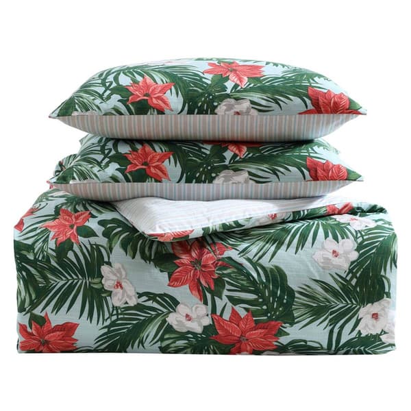 Tommy Bahama Festive Palms 3pc. Reversible Comforter Set
