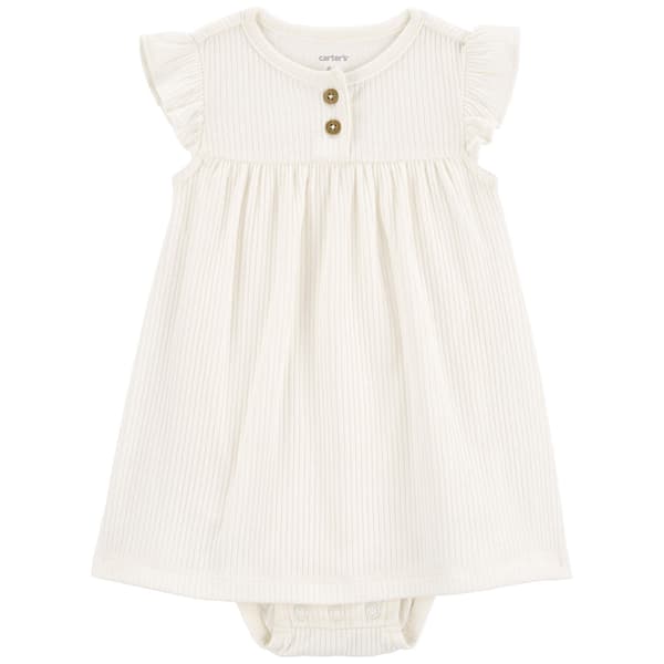 Baby Girl &#40;NB-12M&#41; Carter&#8217;s&#174; 2pc. Solid Bodysuit Dress w/Cardigan