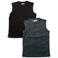 Mens Ultra Performance 2pk. Sleeveless Marled Dry Fit Tees-Black - image 1