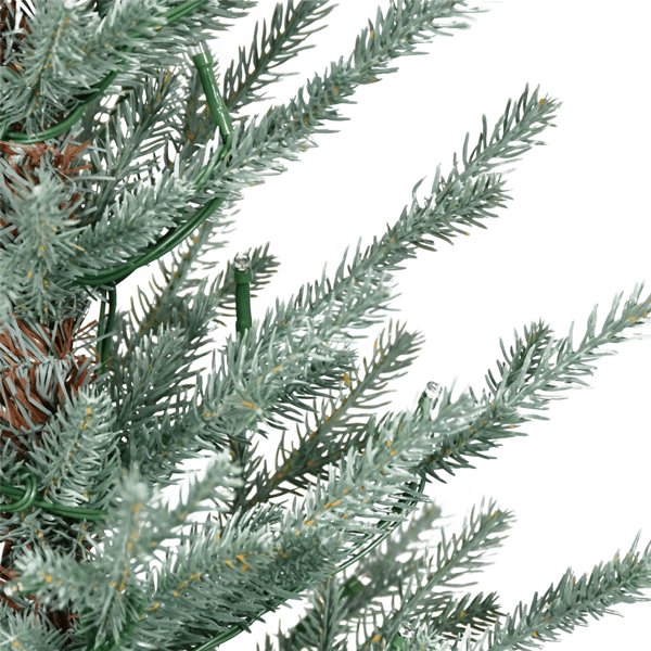 Puleo International 2ft. Pre-Lit Potted Arctic Fir Christmas Tree