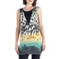 Womens 24/7 Comfort Apparel Ombre Print Extra Long Tunic - image 1