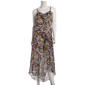 Juniors A. Byer Floral Asymmetrical Ruffle Side Slit Midi Dress - image 2