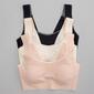 Womens Vince Camuto 3pk. Laser Cut Square Neck Bra - VC23755BV - image 1
