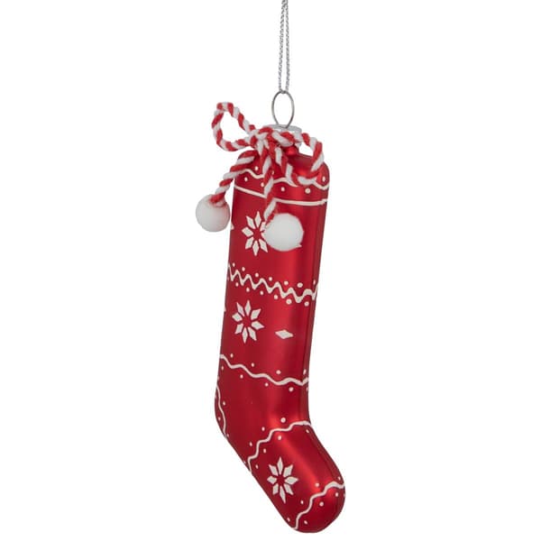 Northlight Seasonal 5in. Stocking Glass Christmas Ornament